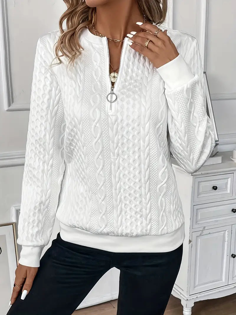 Anne - Sweater with Zipper