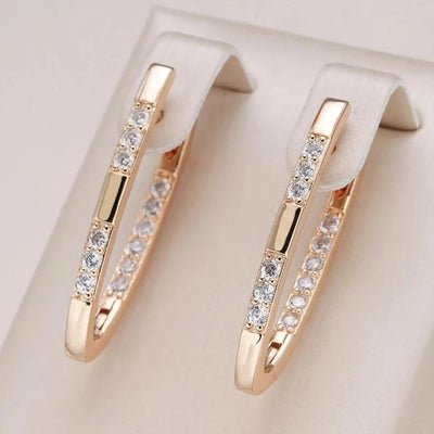 Anna - Sophisticated Earrings with Zirconia Stones