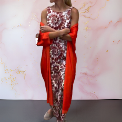 Loraine - Elegant Dress With Cardigan