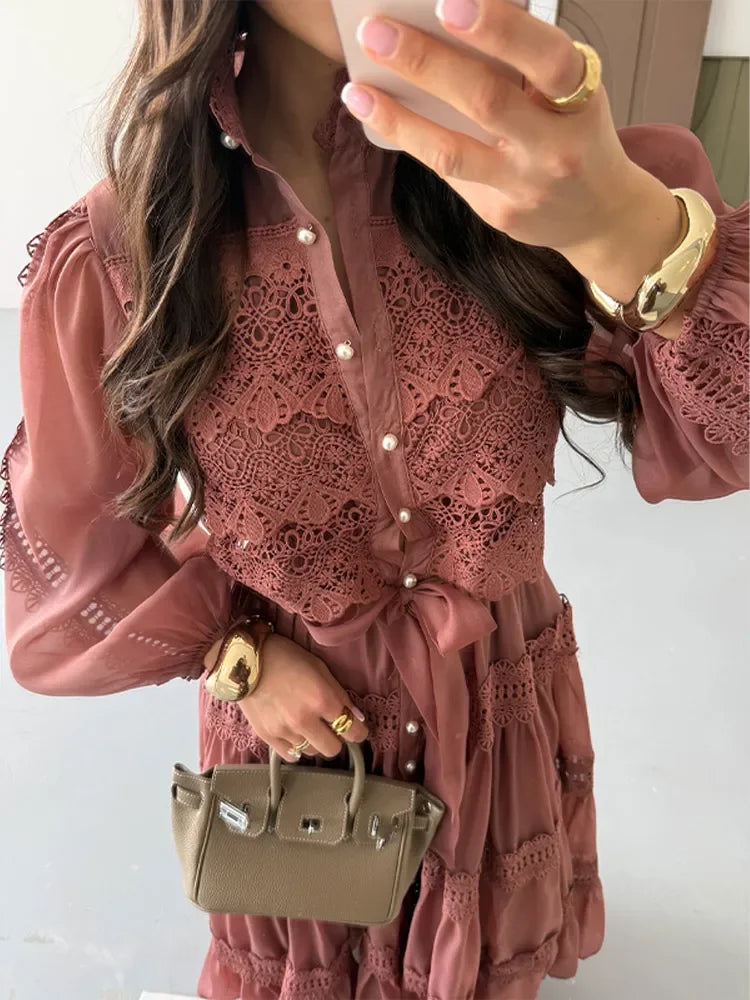 Elma - Embroidery Maxi Dress