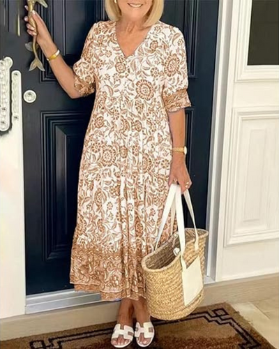 Liana - Elegant And Airy Floral Dress