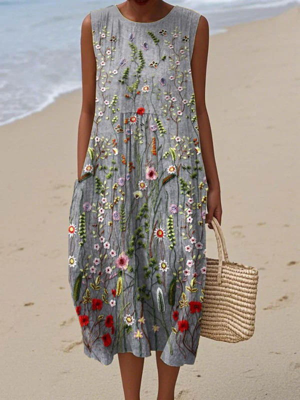 Mia - Sleeveless Maxi Dress