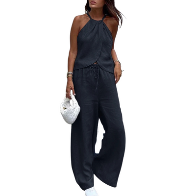 Alexia - Women's Casual Top And Trousers Set