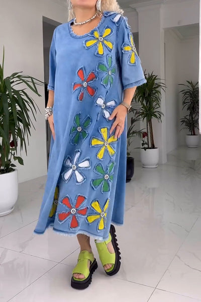 Anita - Women Floral Pattern Dress