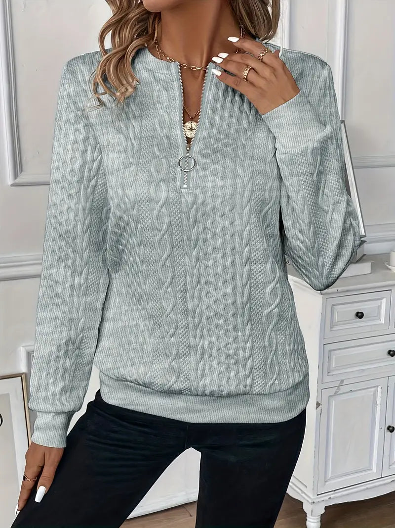 Anne - Sweater with Zipper