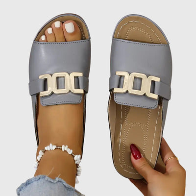 Gracie - Comfy Buckle Sandals