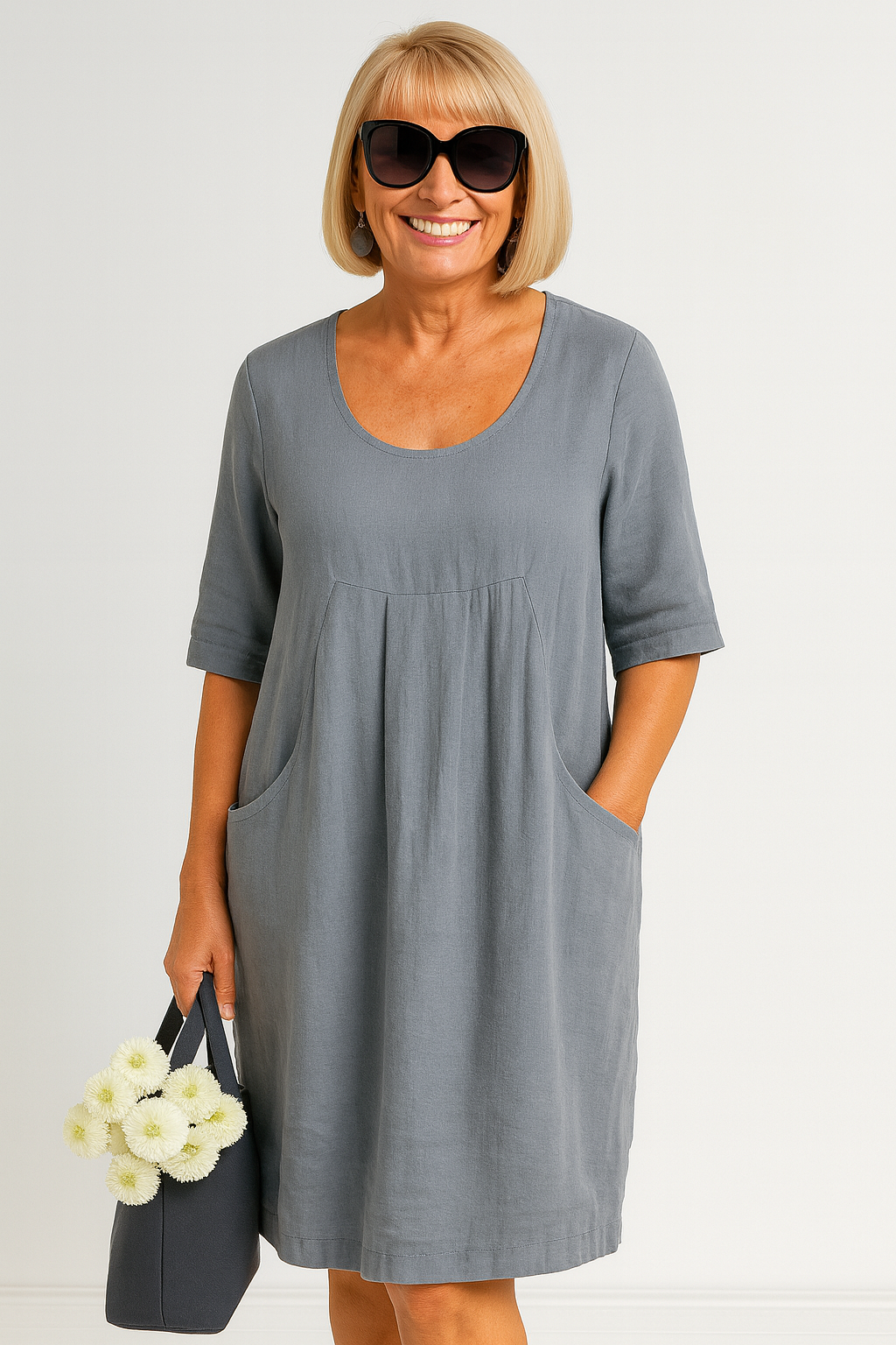 Denise - Everyday Linen Pocket Dress