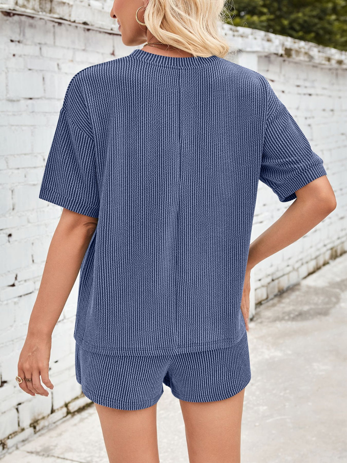 Lola - Comfortable Rib Fabric Loungewear Set