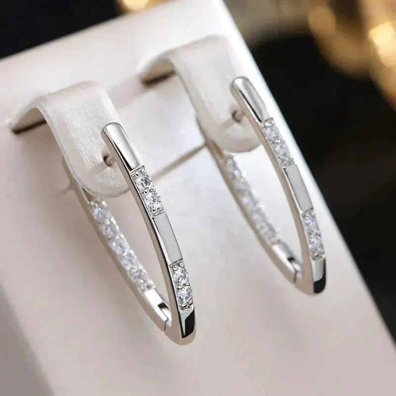 Anna - Sophisticated Earrings with Zirconia Stones