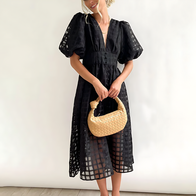 Jill - Elegant Summer Midi Dress
