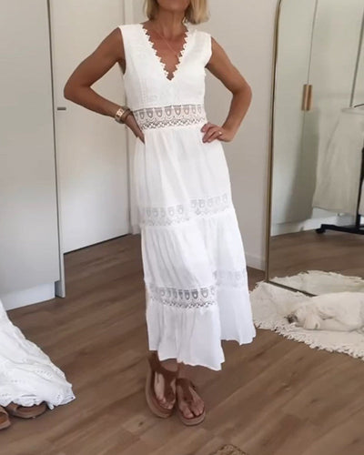 Nikki - Boho-Style Sleeveless Midi Dress