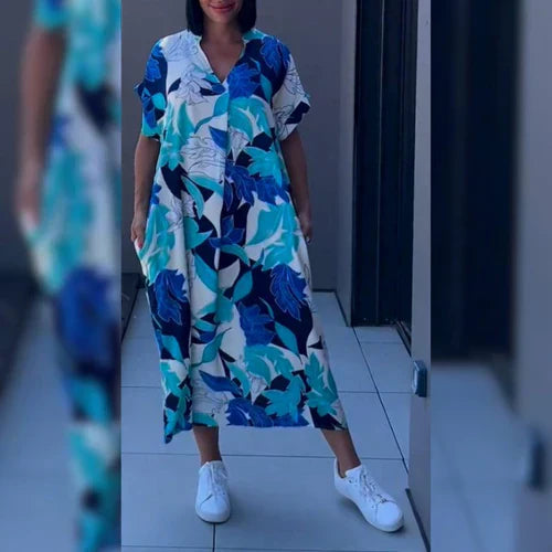 Leah - Elegant Floral Dress