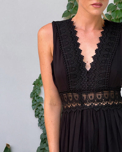 Nikki - Boho-Style Sleeveless Midi Dress