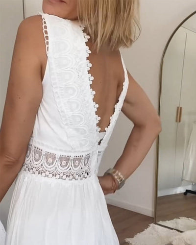 Nikki - Boho-Style Sleeveless Midi Dress