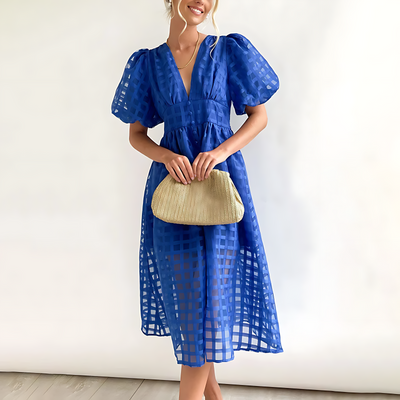 Jill - Elegant Summer Midi Dress