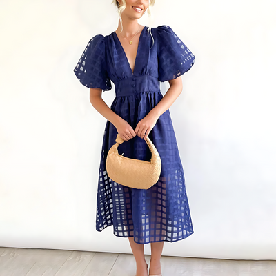 Jill - Elegant Summer Midi Dress