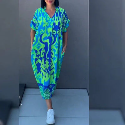 Leah - Elegant Floral Dress