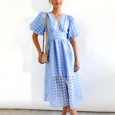 Jill - Elegant Summer Midi Dress