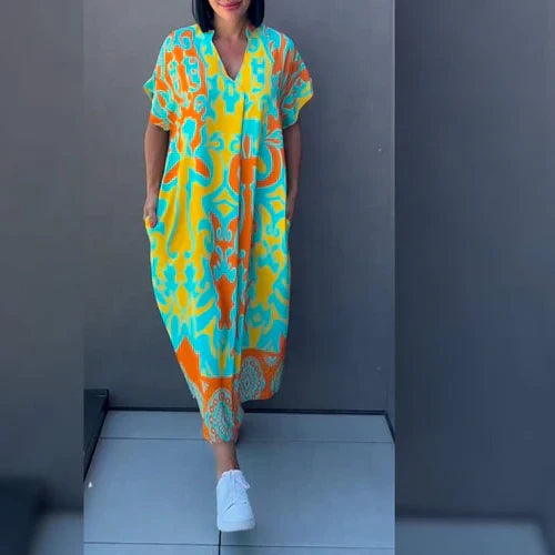 Leah - Elegant Floral Dress