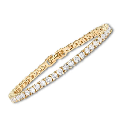 Sofie - Gold Moissanite Tennis Bracelet