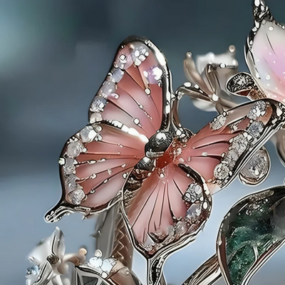 Bailey - Butterfly Ring with Zirconia
