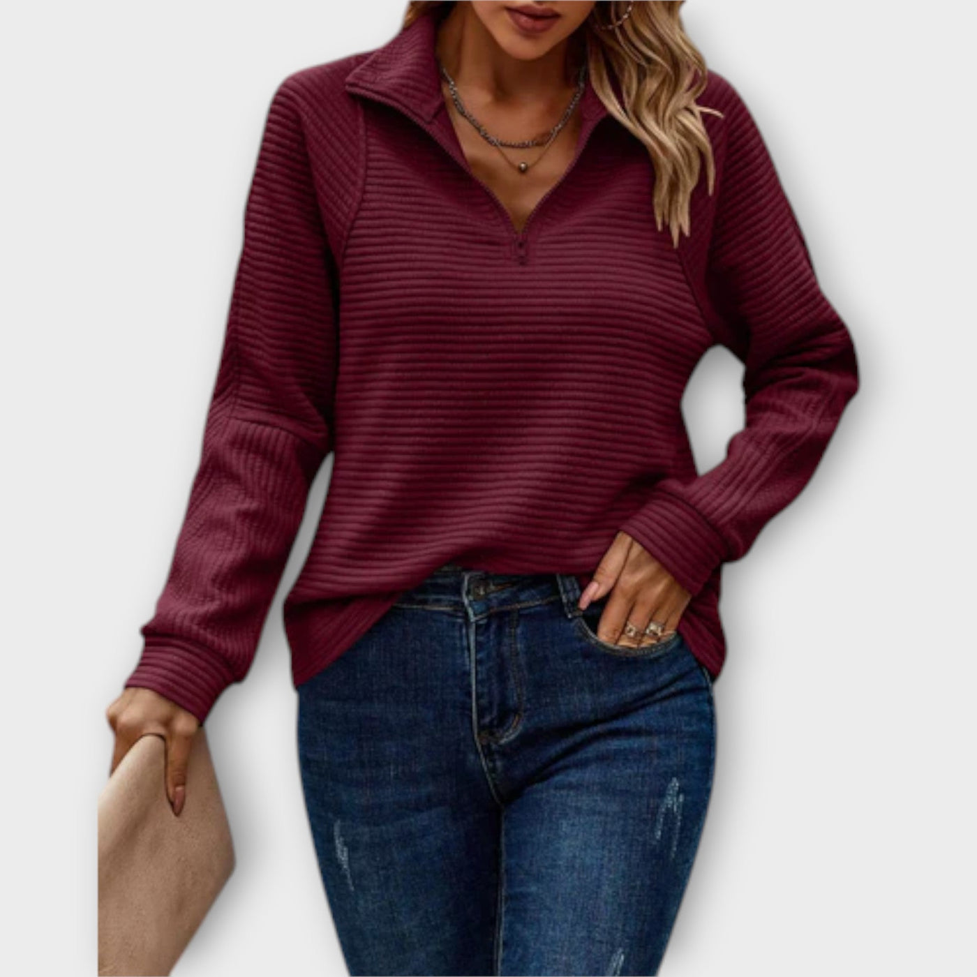 Suzan - Halfzip Pullover