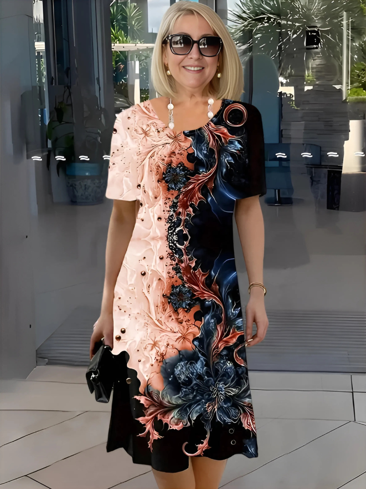 Harriet - Relaxed Floral Midi Dress