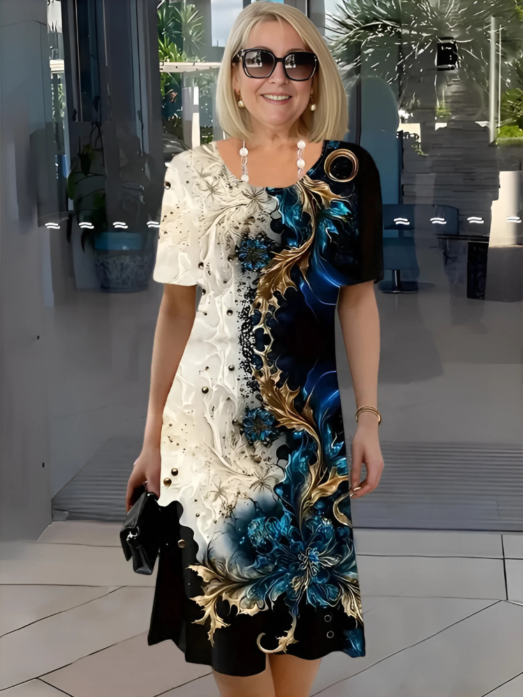 Harriet - Relaxed Floral Midi Dress