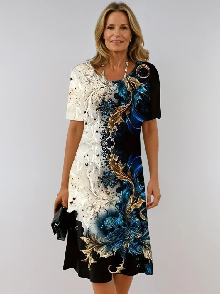 Harriet - Relaxed Floral Midi Dress