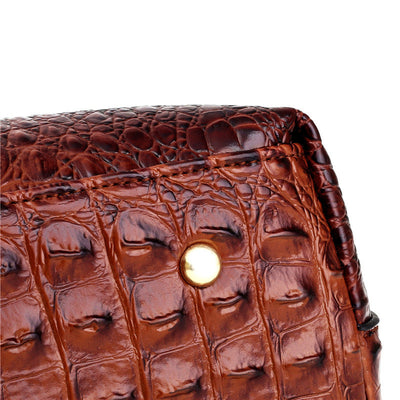 Lia - Retro Gradient Crocodile Handbag