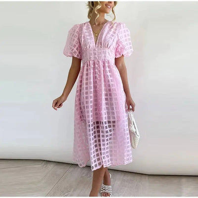 Jill - Elegant Summer Midi Dress