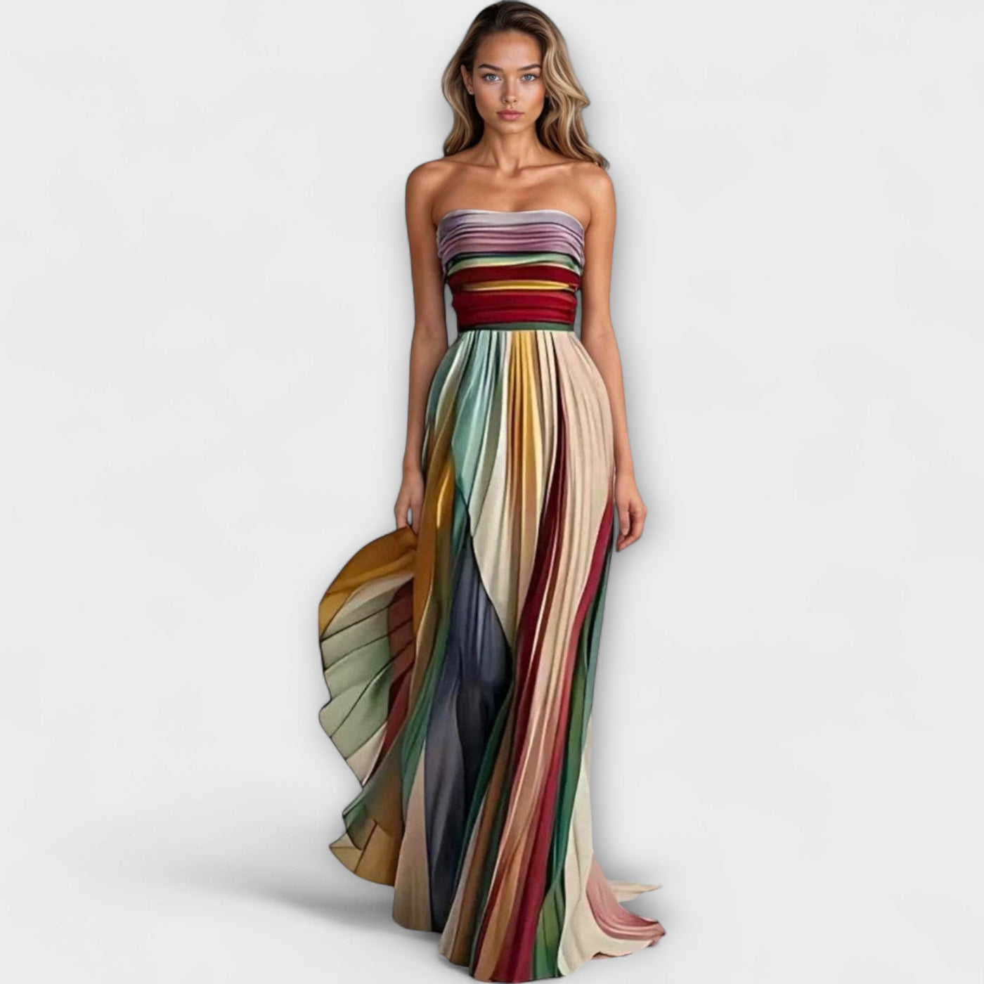 Aurora - Long colourful dress