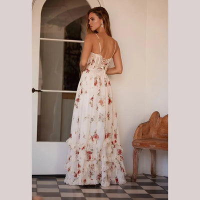 Adele - Midi Dress With Floral Pattern
